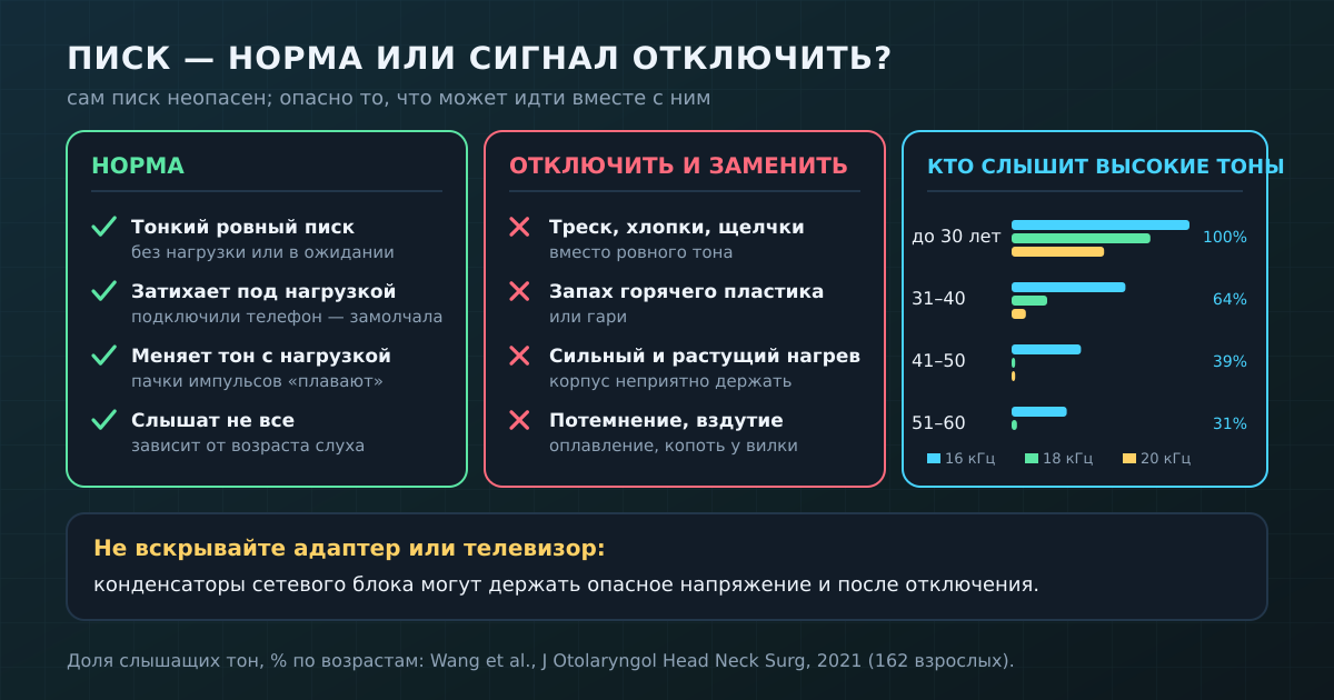 Когда писк — норма, а когда сигнал выключить устройство из розетки
