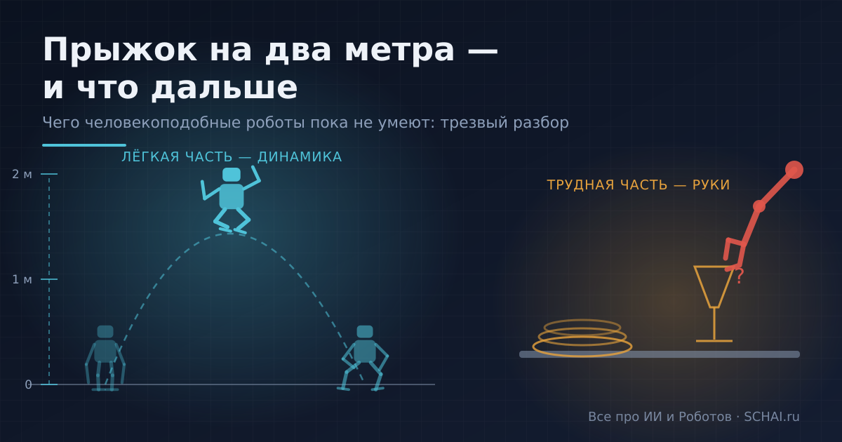 Лёгкая часть и трудная часть: динамика решена, руки — нет