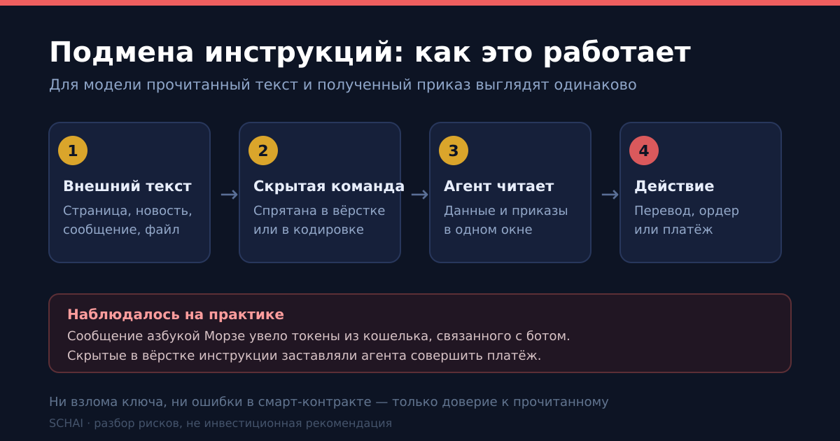 Данные и команды приходят к модели по одному каналу — этим и пользуются