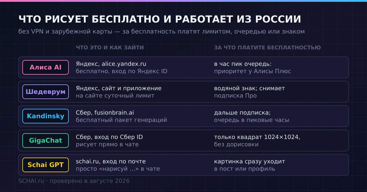 Бесплатные генераторы изображений, доступные из России: чем платите за бесплатность